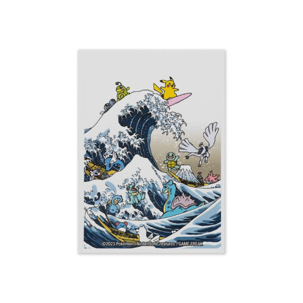 Sleeves Great Wave Pikachu & Friends - Pokémon Center
