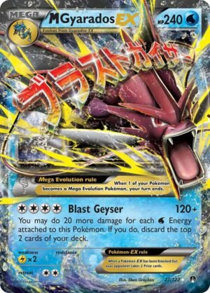 M Gyarados EX - XY - BREAKpoint (BKP) 27/122 NM
