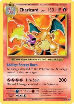 Charizard Reverse - XY - Evolutions (EVO) 11/108 NM