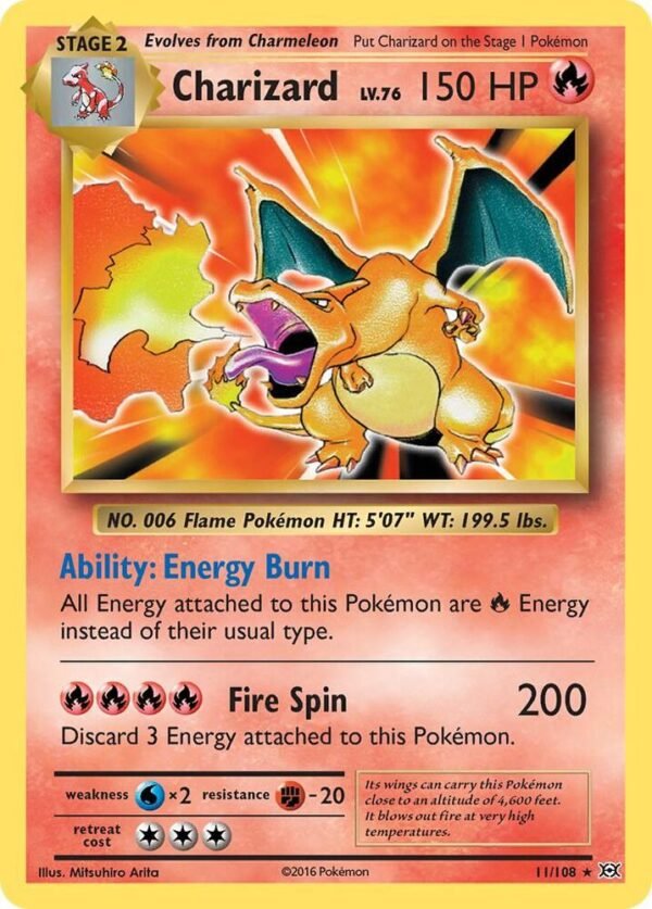 Charizard Reverse - XY - Evolutions (EVO) 11/108 NM