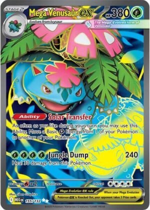 Mega Venusaur ex - 155/132 - ME01: Mega Evolution (MEG) NM