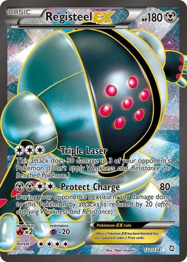 Registeel EX (122 Full Art) - Dragons Exalted (DRX) LP