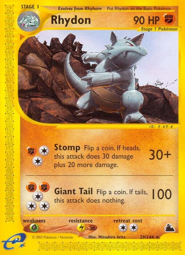 Rhydon Reverse (29) - Skyridge (SK) NM