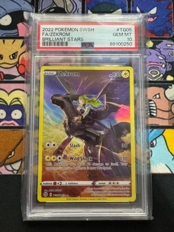 Zekrom Brilliant Stars FA PSA 10